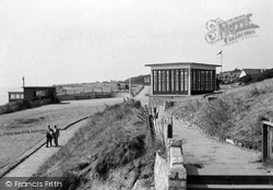 The Cliff And The Bandstand c.1950, Southbourne