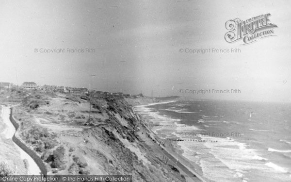 Photo of Southbourne, The Cliff Walk c.1950