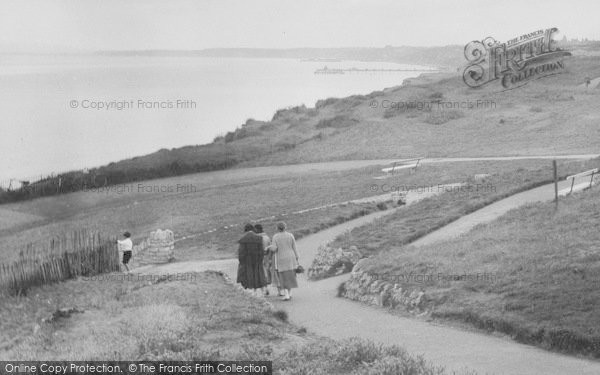Photo of Southbourne, The Cliffs, Ladies Strolling 1922