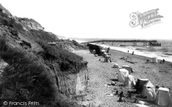 Southbourne, the Pier and Beach 1908