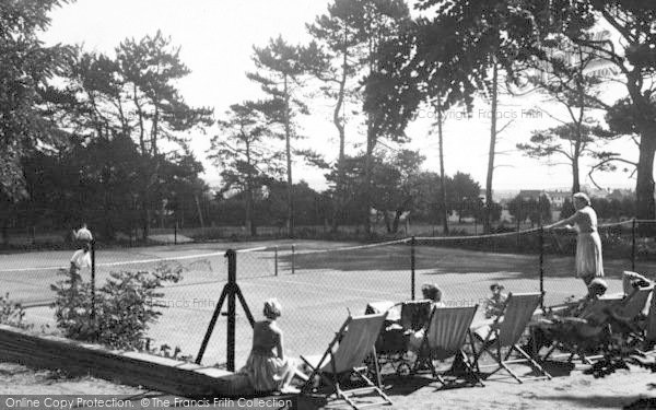 Photo of Southbourne, The Tennis Courts, Foxholes c.1950