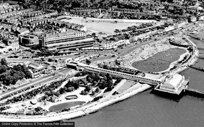 Photo of Southend On Sea, Aerial View c.1955