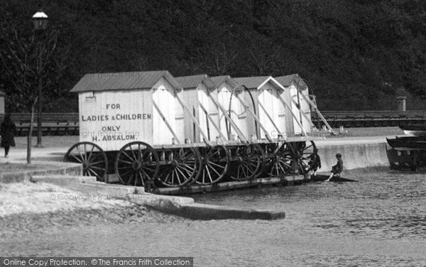Photo of Southend On Sea, Bathing Machines 1898
