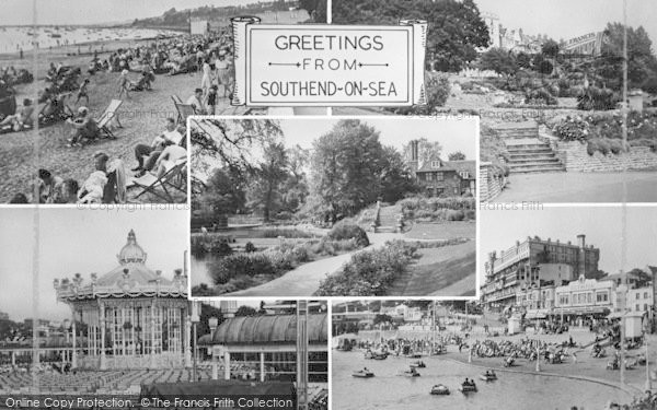 Photo of Southend On Sea, Composite c.1955