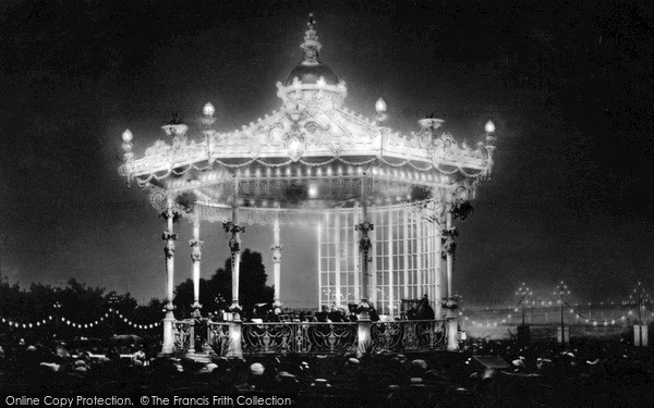 Photo of Southend On Sea, Illuminated Bandstand c.1910