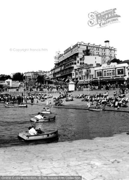 Photo of Southend On Sea, Palace Hotel And Beach c.1947