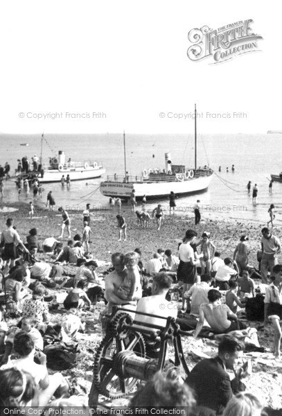 Photo of Southend On Sea, The Beach c.1949