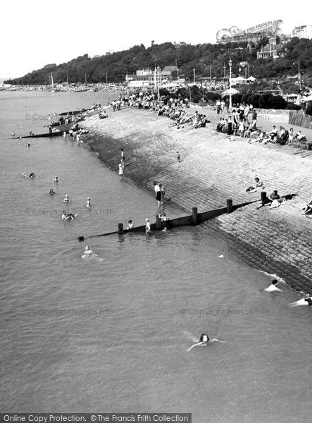 Photo of Southend On Sea, The Beach From The Pier 1947