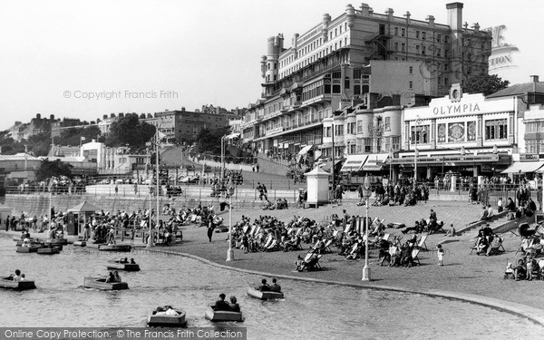 Photo of Southend On Sea, The Boating Lake And Pier Hill c.1950