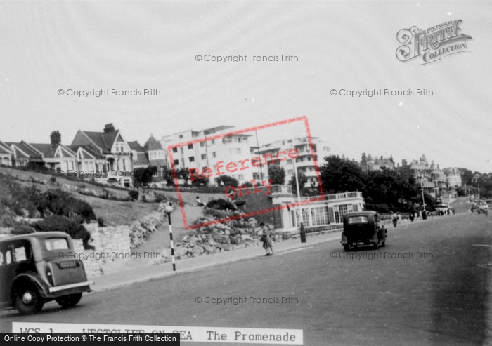 Photo of Southend On Sea, Westcliff On Sea, The Promenade c.1950