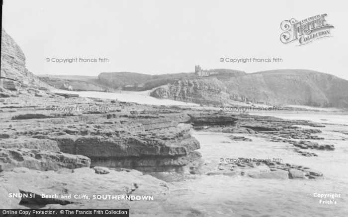 Photo of Southerndown, Beach And Cliffs c.1955