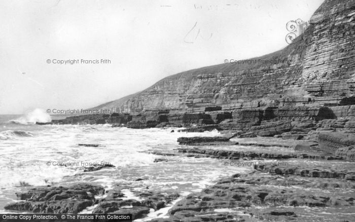 Photo of Southerndown, Beach, West View c.1955