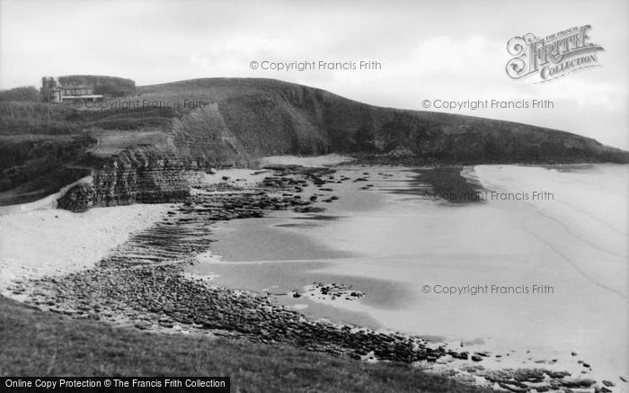 Photo of Southerndown, Cliffs And Dunraven Castle c.1955