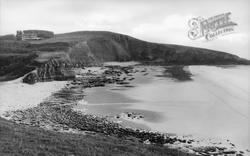 Cliffs And Dunraven Castle c.1955, Southerndown