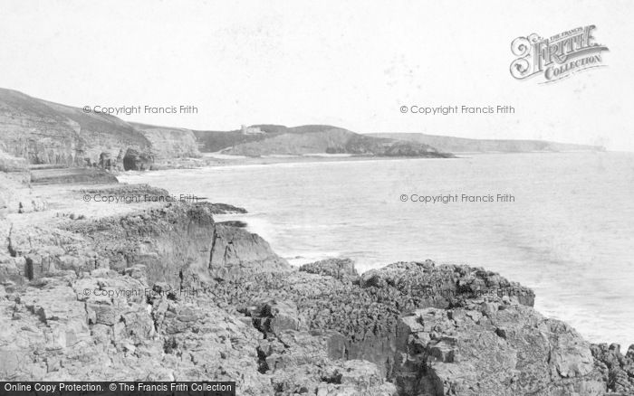 Photo of Southerndown, Dunraven Bay, Black Rocks 1901
