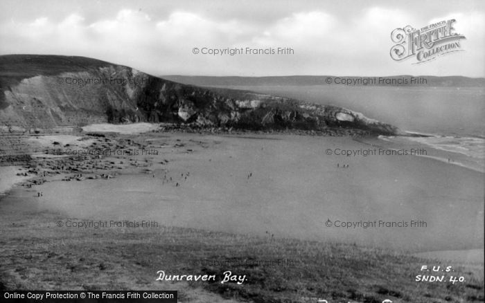 Photo of Southerndown, Dunraven Bay c.1955