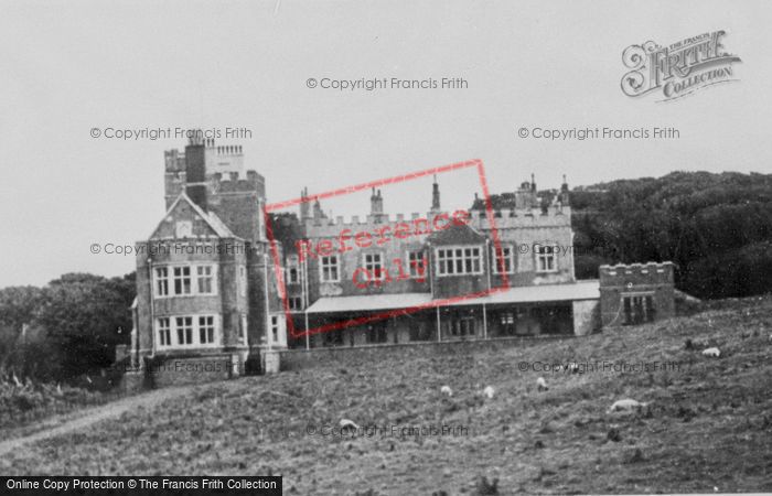 Photo of Southerndown, Dunraven Castle From Cliuffs c.1955