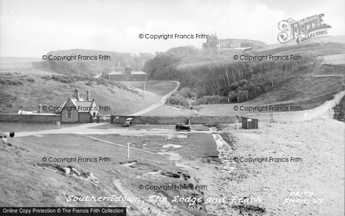 Photo of Southerndown, Lodge And Beach c.1955