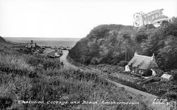 Thatched Cottage And Beach c.1960, Southerndown