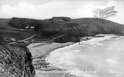 The Cliffs And Beach c.1935, Southerndown