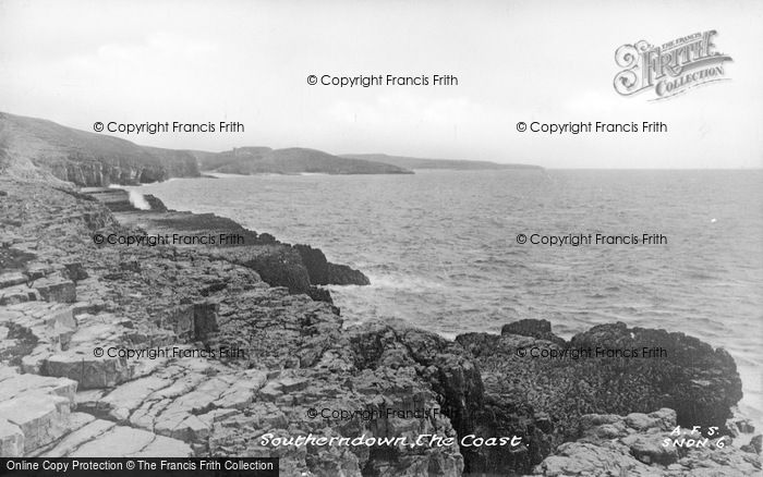 Photo of Southerndown, The Coast c.1935