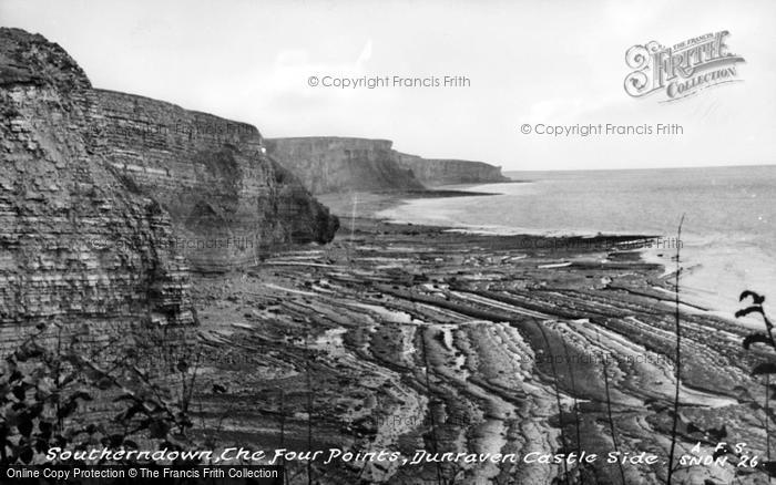 Photo of Southerndown, The Four Points c.1955