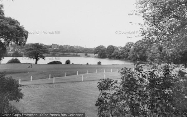 Photo of Southfields, Wimbledon Park Lake c.1960