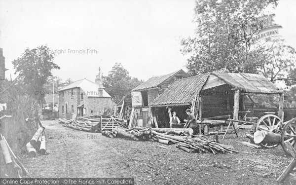 Photo of Southgate, Surry's Timber Yard, High Street c.1875
