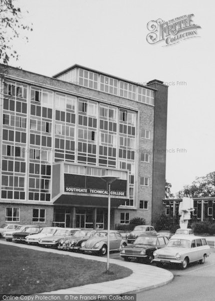 Photo of Southgate, Technical College Entrance c.1965