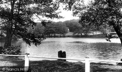 The Lake, Grovelands Park c.1960, Southgate