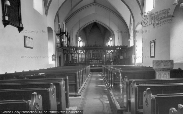 Photo of Southminster, St Leonard's Church Interior c.1955