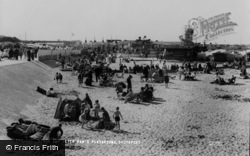 Beach And Peter Pan's Playground c.1960, Southport