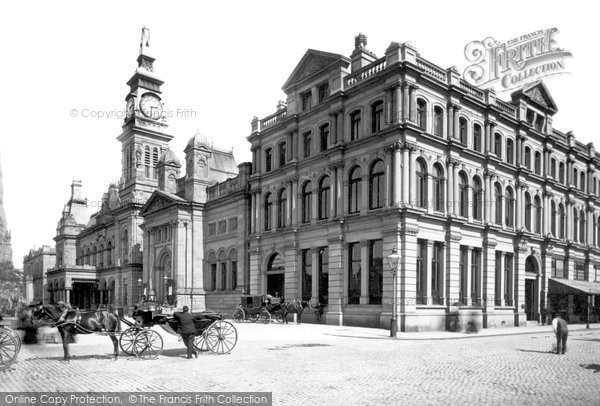 Photo of Southport, Cambridge Hall, Art Gallery, Library And Bank 1887