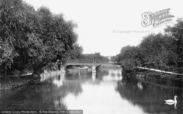 Photo of Southport, Churchtown Gardens Bridge 1895