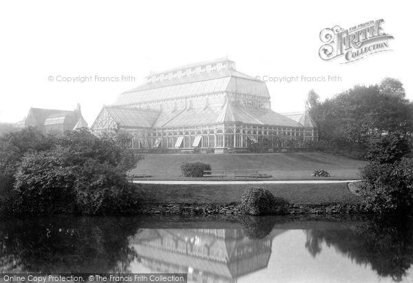 Photo of Southport, Churchtown Gardens, The Glasshouse 1895