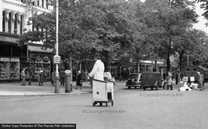 Photo of Southport, Directing Traffic, Lord Street c.1955