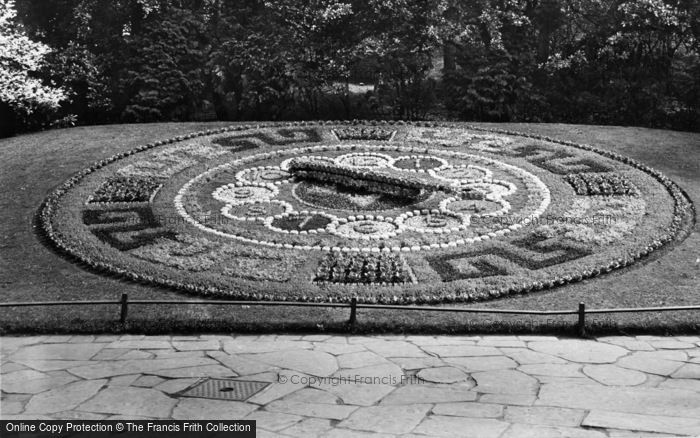 Photo of Southport, Floral Clock c.1955