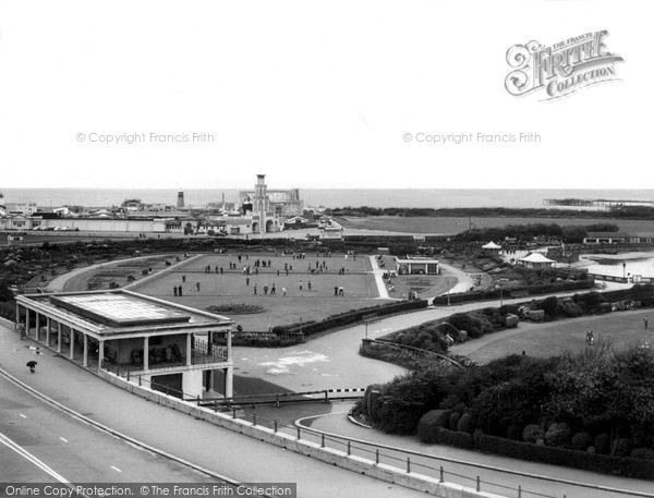 Photo of Southport, Fun Fair And Bowling Green c.1960