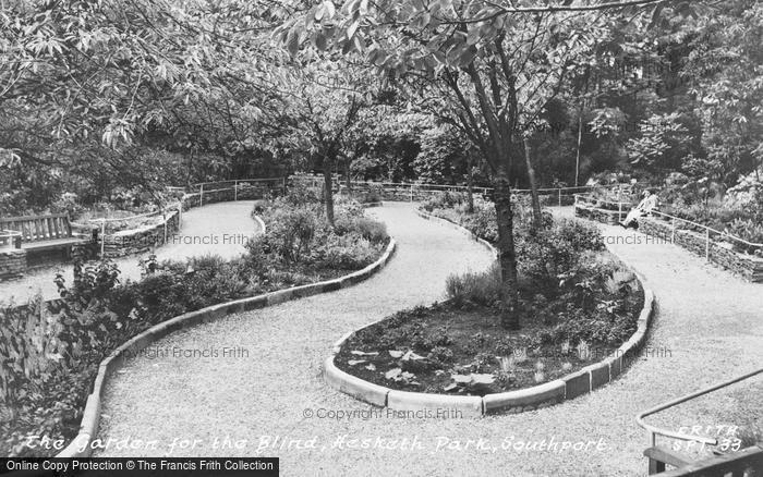 Photo of Southport, Garden For The Blind, Hesketh Park c.1955