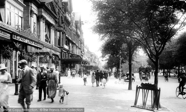 Southport, Lord Street 1921 - Francis Frith