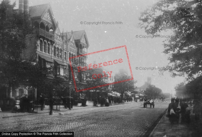 Photo of Southport, Lord Street And Albany Buildings 1887