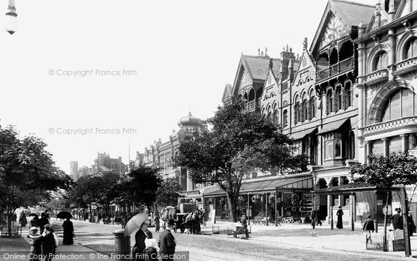 Photo of Southport, Lord Street And Albany Buildings 1900