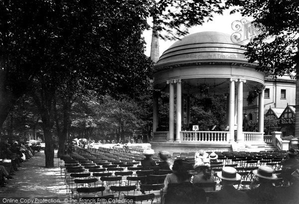Photo of Southport, Lord Street Bandstand 1913