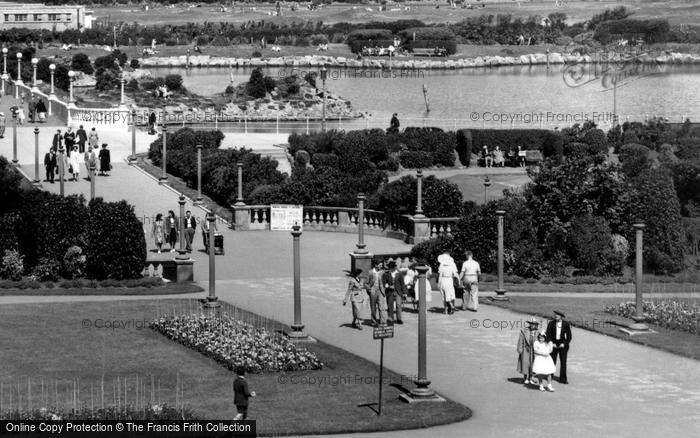 Photo of Southport, Marine Lake c.1955
