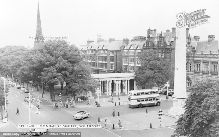 Photo of Southport, Monument Square c.1960