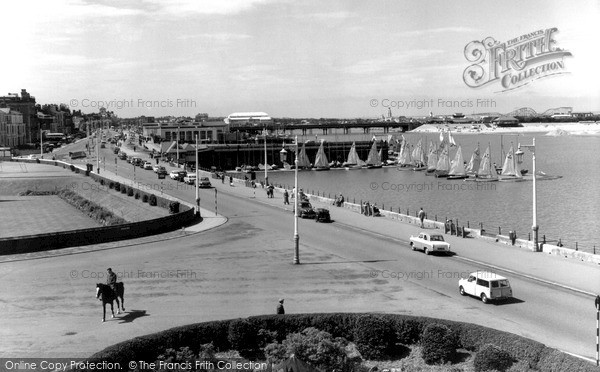Photo of Southport, Promenade and Marine Lake, North c1965