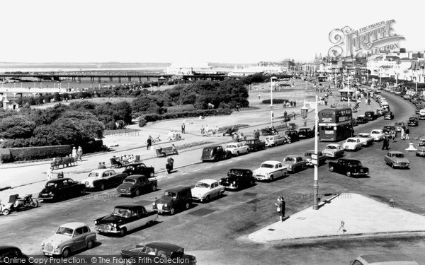 Photo of Southport, Promenade Looking North c.1960