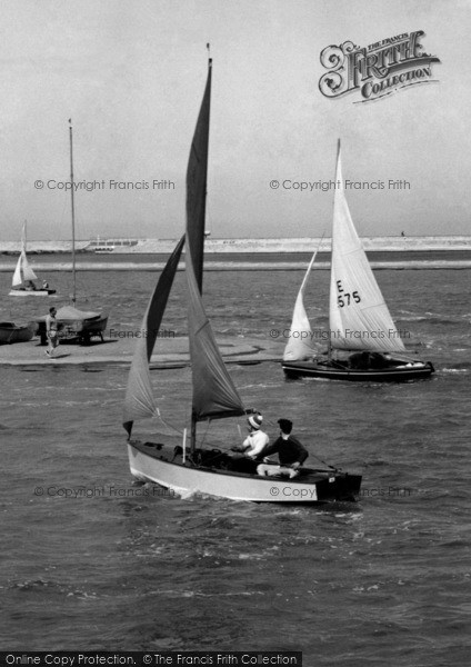 Photo of Southport, Sailing On Marine Lake, North c.1960