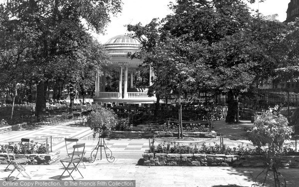 Photo of Southport, The Bandstand, Lord Street c.1955