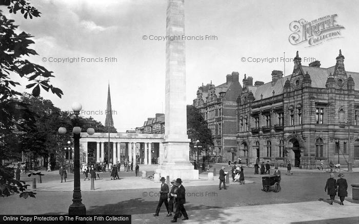 Photo of Southport, The War Memorial 1924